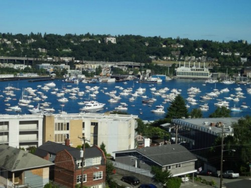 Boats on Lake Union